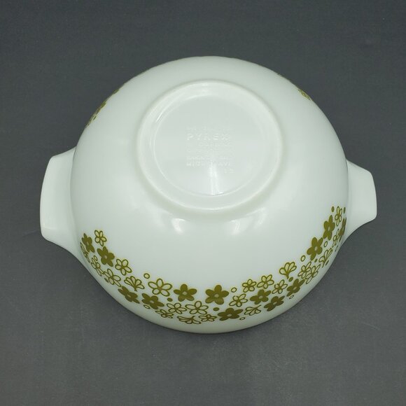 Pyrex Spring Blossom 2.5 Qt Cinderella Mixing Bowl Crazy Daisy #443 Serving Bowl - Picture 8 of 11